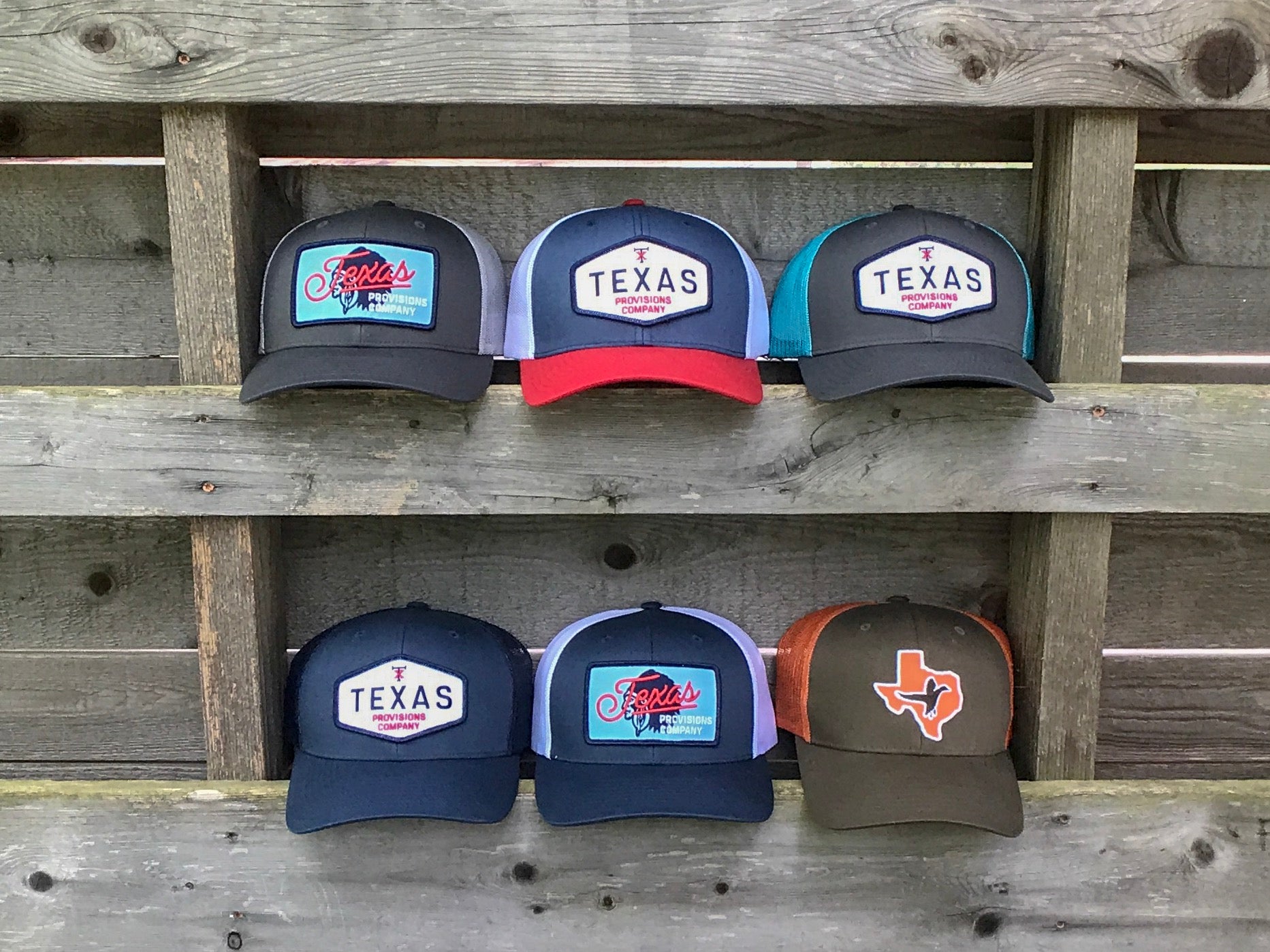 Texas Native Trucker Hat (Navy/White)