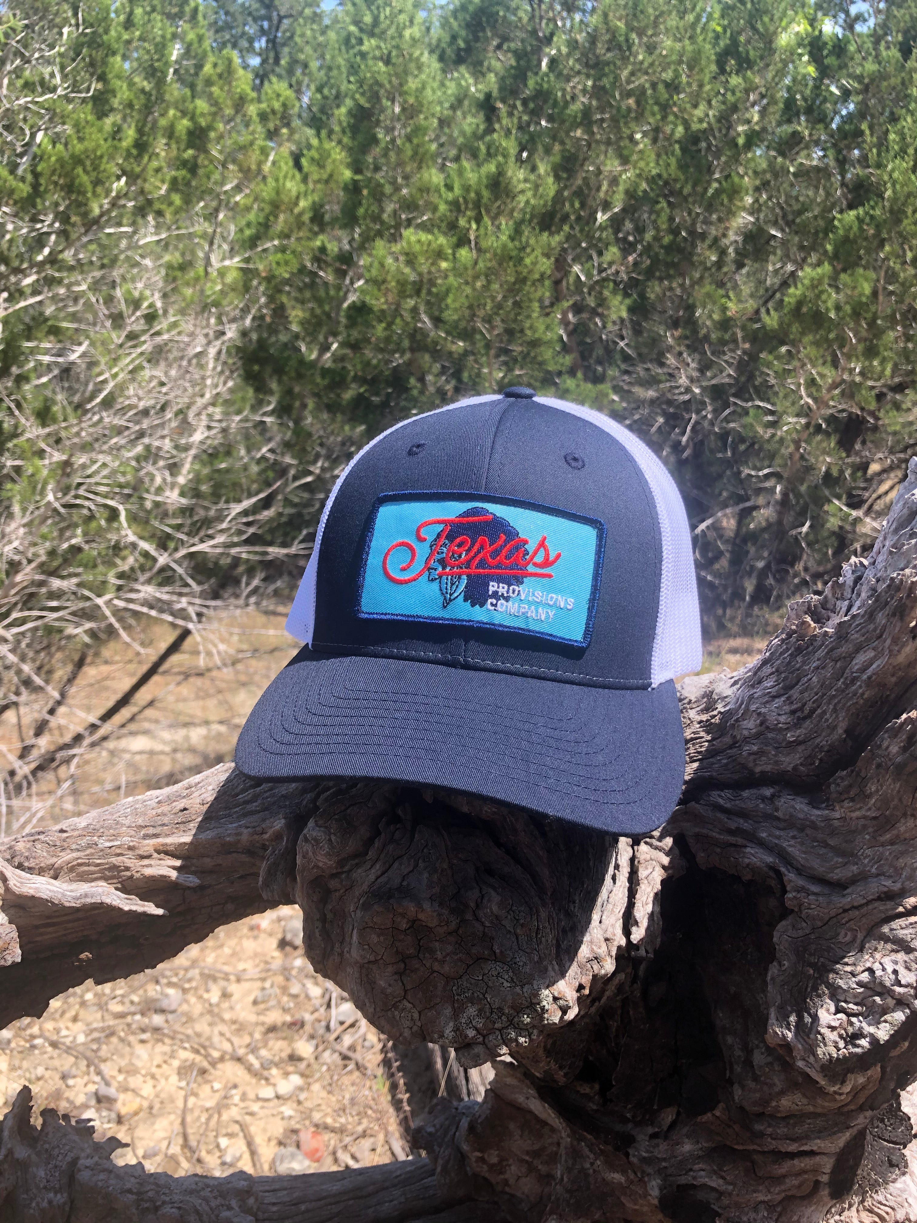 Texas Native Trucker Hat (Navy/White)