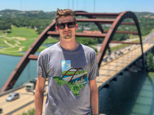 Austin 360 Bridge T-Shirt (Premium Heather)