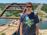 Austin 360 Bridge T-Shirt (Vintage Navy)