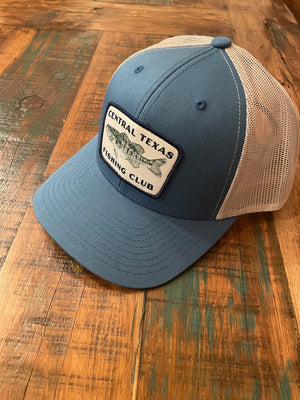 Central Texas Fishing Club Hat (Blue/White)