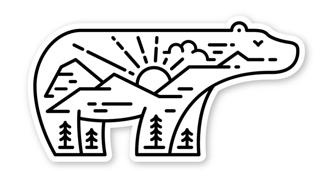 Bear Sticker