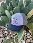 Texas Heritage Trucker Hat - Grey/Charcoal/Navy