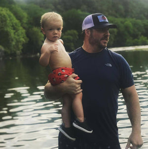 Texas Native Trucker Hat (Navy/White)
