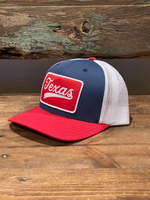 Texas Retro Trucker Hat - Red/White/Blue