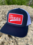 Texas Retro Trucker Hat - Navy/White