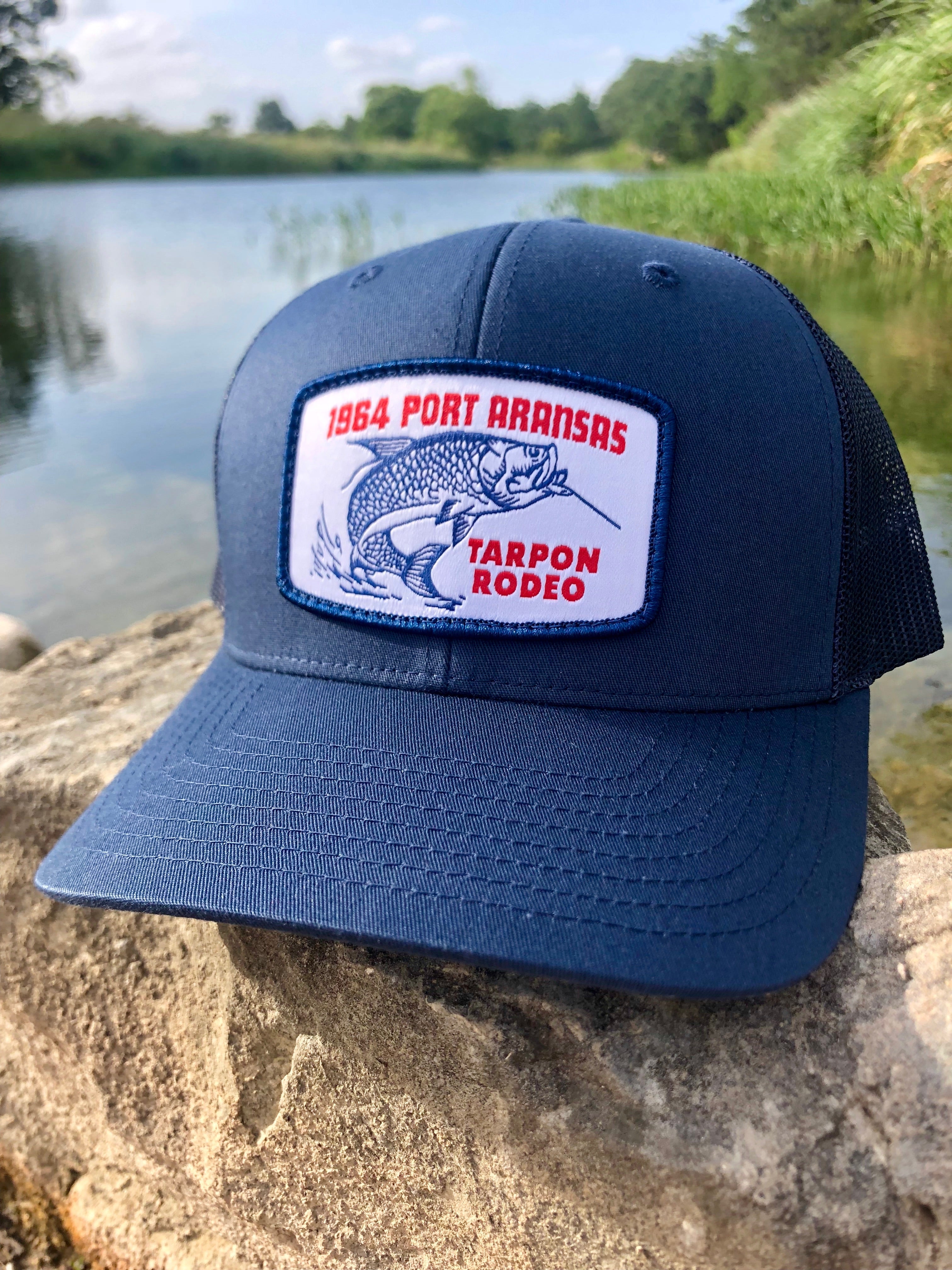 1964 Port Aransas Tarpon Rodeo Hat - Navy