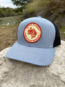 Retro Bassin’ Premium Logo Hat - Grey/Black
