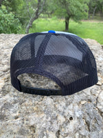 Retro Bassin’ Foam Trucker Hat (Royal/White/Black)