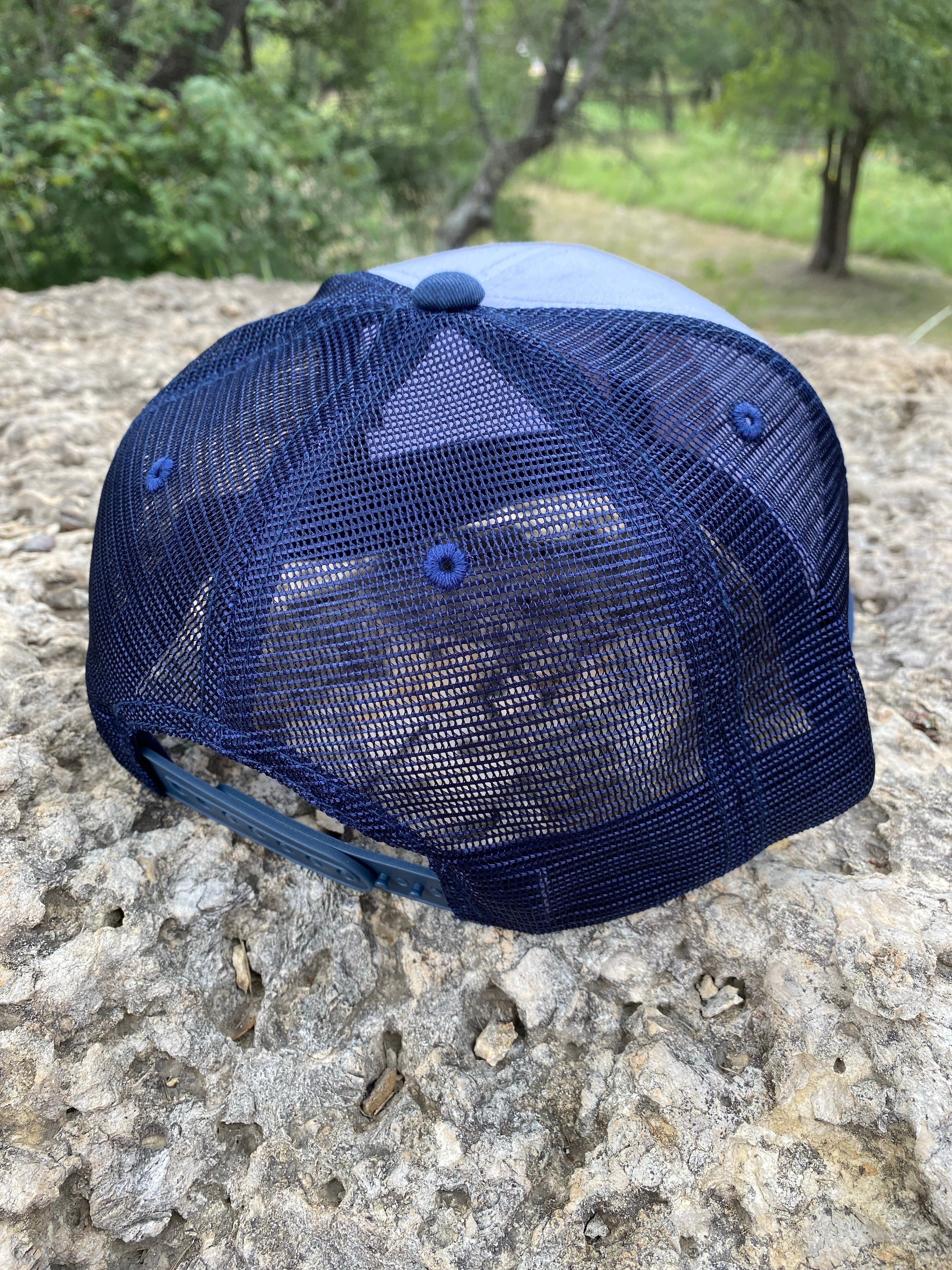 Premium Bassin’ Logo Hat - White/Navy