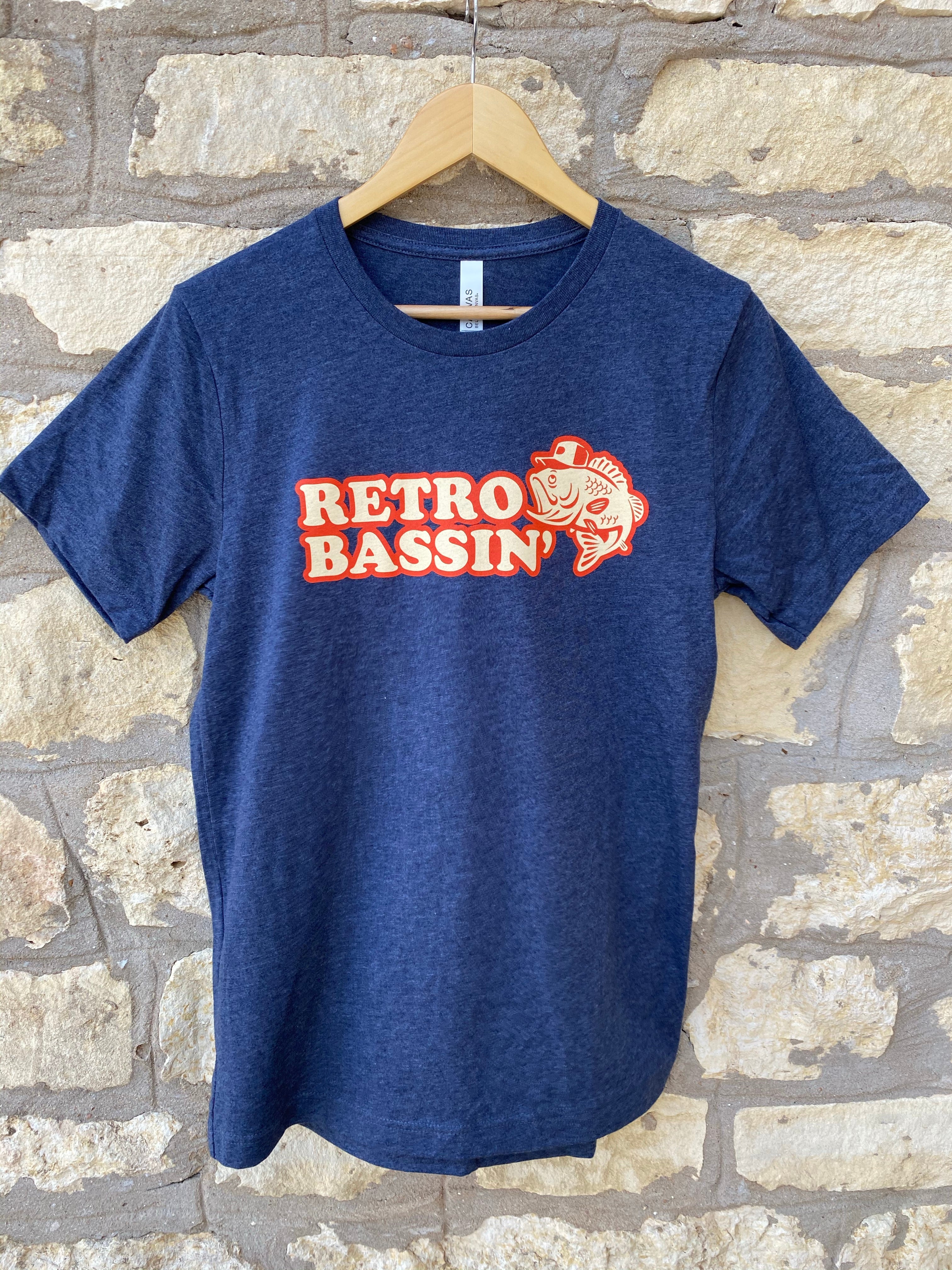 Retro Bassin’ Throwback Tee Shirt