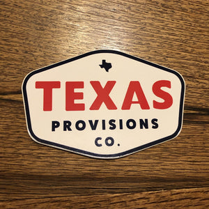 TX Provisions Co. Sticker